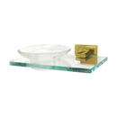 A8430 PB/NL - Contemporary II - Soap Dish & Holder - Unlacquered Brass