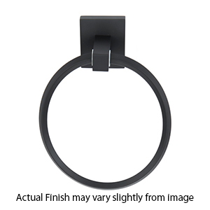 A8440 MB - Contemporary II - Towel Ring - Matte Black
