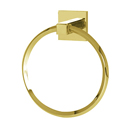 A8440 PB/NL - Contemporary II - Towel Ring - Unlacquered Brass