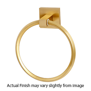 A8440 SB - Contemporary II - Towel Ring - Satin Brass