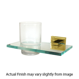 A8470 PB/NL - Contemporary II - Tumbler Holder - Unlacquered Brass