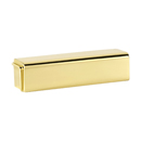 A986-3 - Cube - 3" Cup Pull - Polished Brass