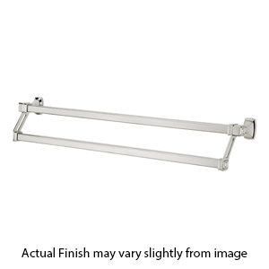 A6525-31 - Cube - 31" Double Towel Bar - Polished Nickel