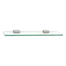 A6550-18 - Cube - 18" Glass Shelf - Polished Nickel