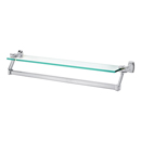 A6527-25 - Cube - 25" Glass Shelf w/Towel Bar