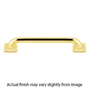 A6524/A0012 - Cube - 12" Grab Bar - Polished Brass