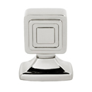 A986-78 - Cube - 7/8" Square Knob - Polished Nickel