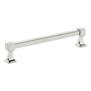 A985-6 - Cube - 6" Cabinet Pull - Polished Nickel