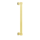 D985-12 - Cube - 12" Appliance Pull - Polished Brass
