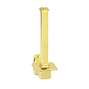 A6567 - Cube - Reserve Tissue Holder - Unlacquered Brass