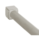 Cube - Shower Rod - Brushed/ Satin Nickel