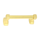 A6562 - Cube - Swing Tissue Holder - Polished Brass
