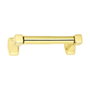 A6560 - Cube - Tissue Holder - Unlacquered Brass