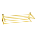 A6526-24 - Cube - 24" Towel Rack - Unlacquered Brass