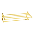 A6526-24 - Cube - 24" Towel Rack - Polished Brass