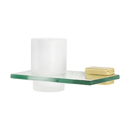 A6570 - Cube - Tumbler Holder - Unlacquered Brass