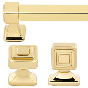 Cube - Unlacquered Brass