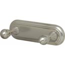 A9086 SN - Embassy - Double Robe Hook - Satin Nickel