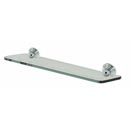 A9050-18 PC - Embassy - 18" Glass Shelf - Polished Chrome