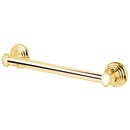 A9022-18 PB/NL - Embassy - 18" x 1" Grab Bar - Unlacquered Brass