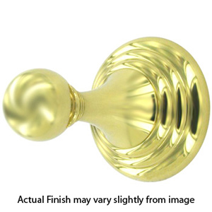 A9080 PB/NL - Embassy - Medium Robe Hook - Unlacquered Brass