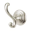 A9099 SN - Embassy - Double Robe Hook - Satin Nickel