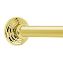 36" Shower Rod - Embassy - Polished Brass