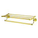 A9026-24 PB/NL - Embassy - 24" Towel Rack - Unlacquered Brass