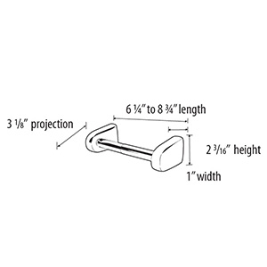 A8960 - Euro - Tissue Holder - Satin Nickel