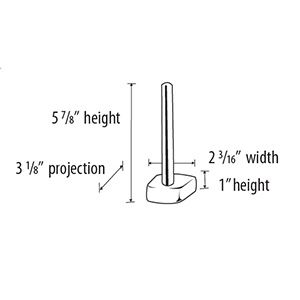 A8967 - Euro - Reserve Tissue Holder - Satin Nickel