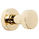 A8980 - Euro - 1.25" Robe Hook - Unlacquered Brass