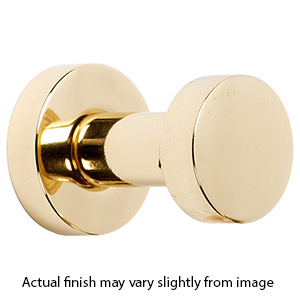 A8980 - Euro - 1.25" Robe Hook - Unlacquered Brass