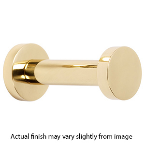 A8982 - Euro - 3" Robe Hook - Unlacquered Brass