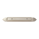 A1477-3 SN - Fiore - Backplate for 3" Pull - Satin Nickel