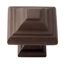 A1525 CHBRZ - Geometric - 1.25" Cabinet Knob - Chocolate Bronze