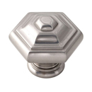 A1530 SN - Geometric - 1.25" Cabinet Knob - Satin Nickel