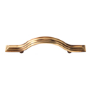 A1510-3 PA - Geometric - 3" Cabinet Pull - Polished Antique