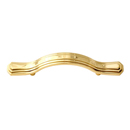 A1516-3 PB - Geometric - 3" Cabinet Pull - Polished Brass