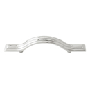 A1510-3 PN - Geometric - 3" Cabinet Pull - Polished Nickel