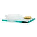 A7930 PB - Geometric - Soap Holder with Dish - Polished Brass