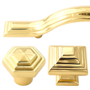 Geometric - Polished Brass