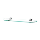 A8750-18 PC - Infinity - 18" Glass Shelf - Polished Chrome