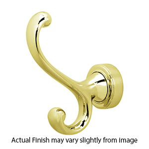 A8799 PB/NL - Infinity - Robe Hook - Unlacquered Brass