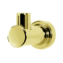 A8775 PB/NL - Infinity - Single Robe Hook - Unlacquered Brass