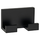 A6484 MB - Linear - Double Robe Hook - Matte Black