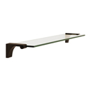 A6850-18 - Luna - 18" Glass Shelf - Bronze