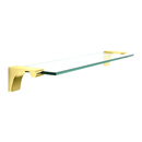 A6850-18 - Luna - 18" Glass Shelf - Polished Brass