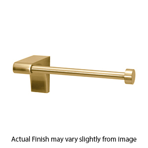 A6866L - Luna - Single Post Tissue Holder LH - Satin Brass