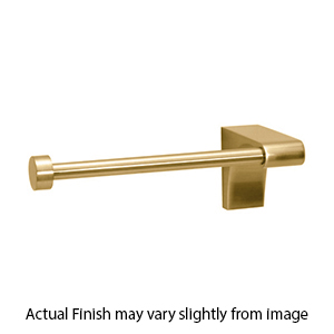 A6866R - Luna - Single Post Tissue Holder RH - Satin Brass