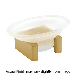 A6835 - Luna - Soap Dish - Satin Brass